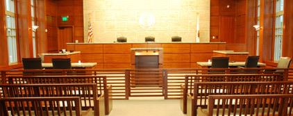 View of Courtroom from entrance
