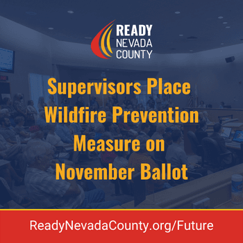 Supervisors Place Wildfire Prevention Measure on November Ballot
