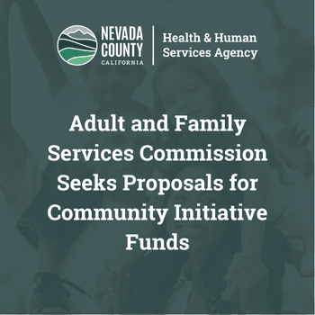 Adult and Family Services Commission Seeks Proposals for Community Initiative Funds