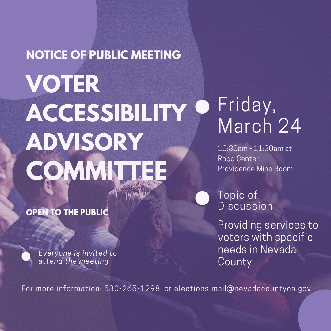 Notice of Public Meeting VAAC