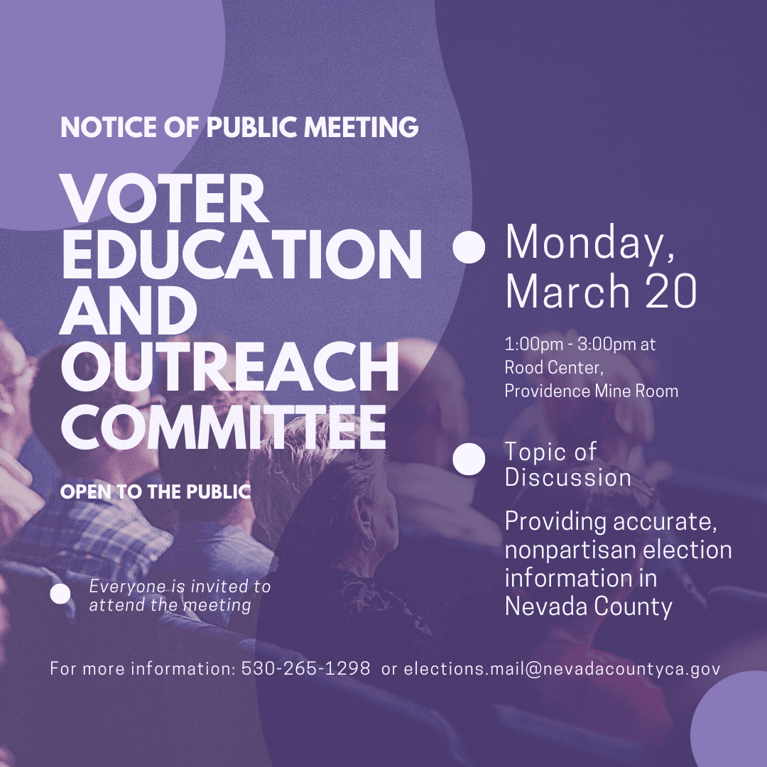 Notice of Public Meeting VEOC