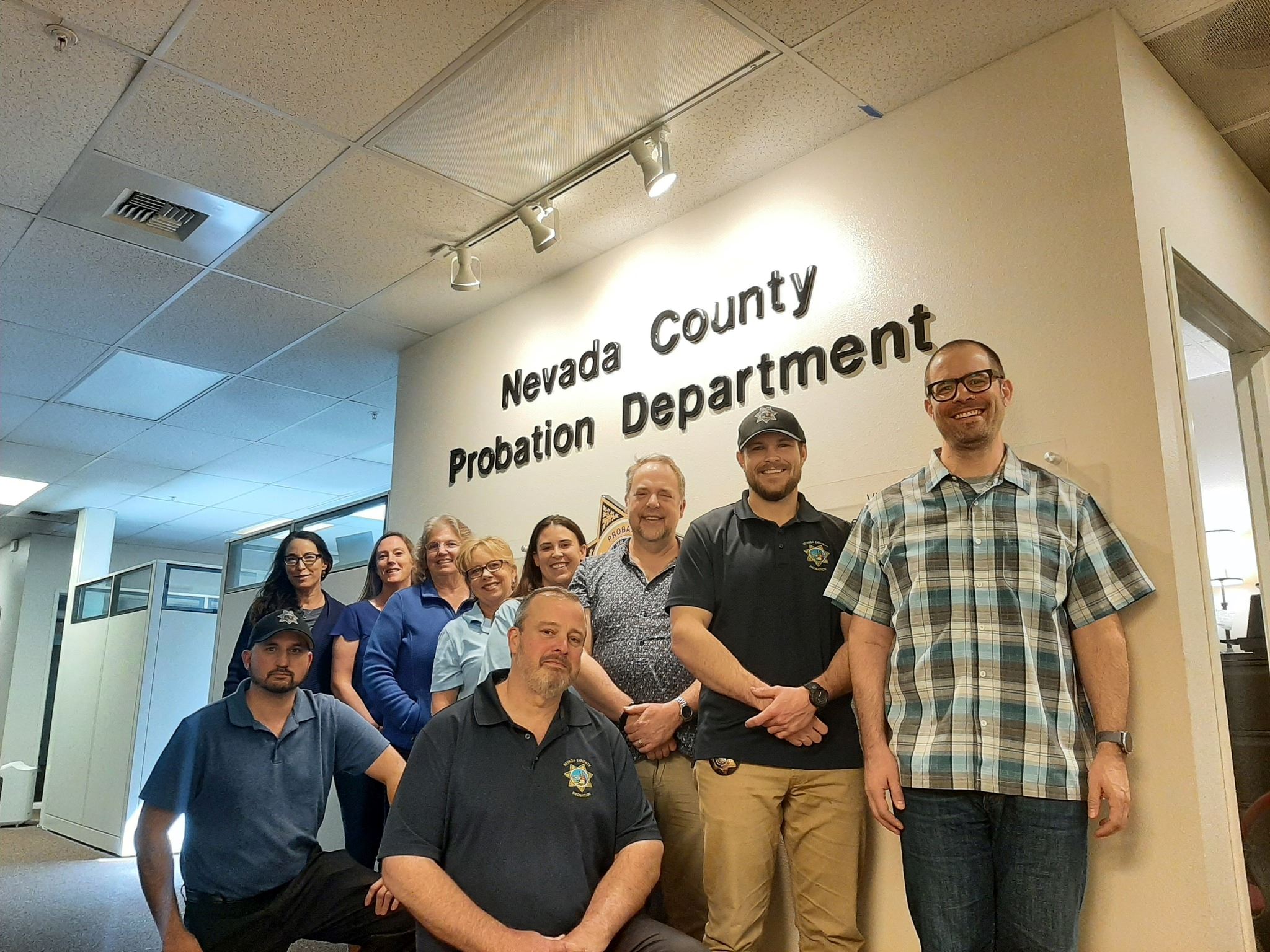 County Employees Wearing Blue 