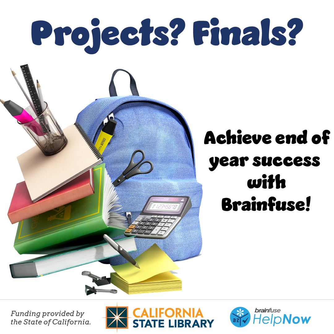 Image of backpack and pencils on white background with text 