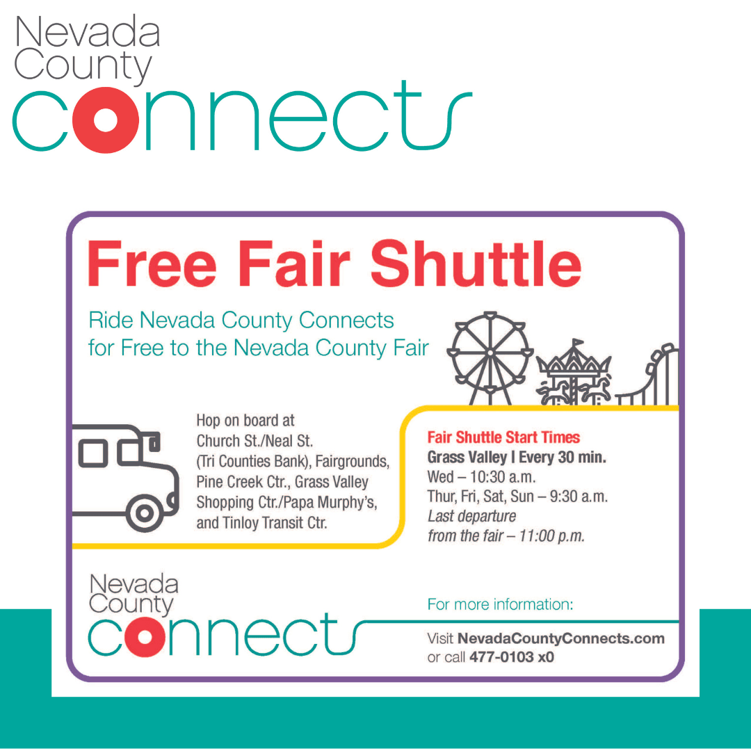 Nevada County Connects Free Fair Shuttle