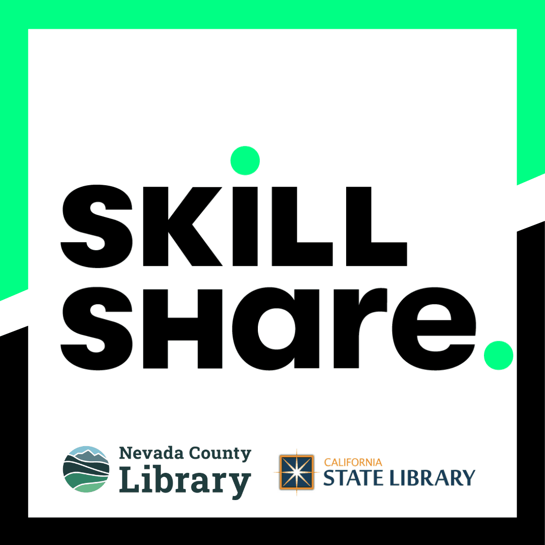 Skillshare logo with black text and neon green accents