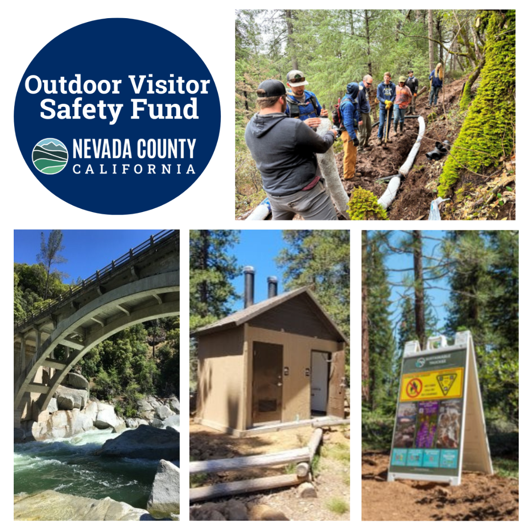 Outdoor Visitor Safety Grant Projects - Vault Toilet, Trail maintenance, 49 Bridge Yuba River
