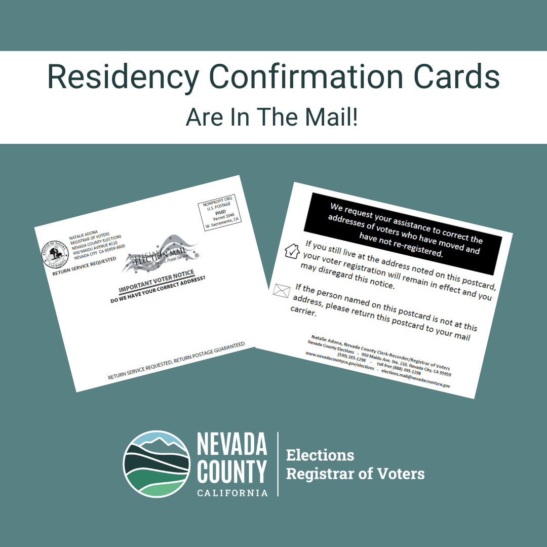 Residency Confirmation Cards