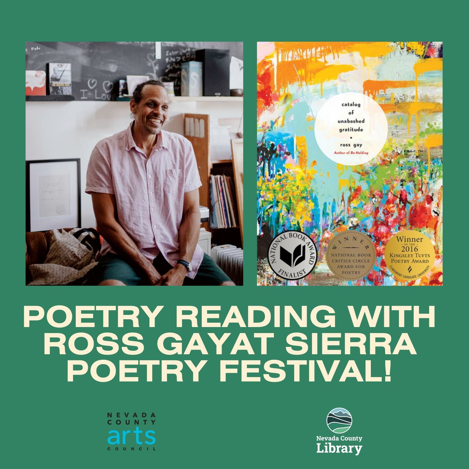 Poetry Reading with Ross Gay newsflash 