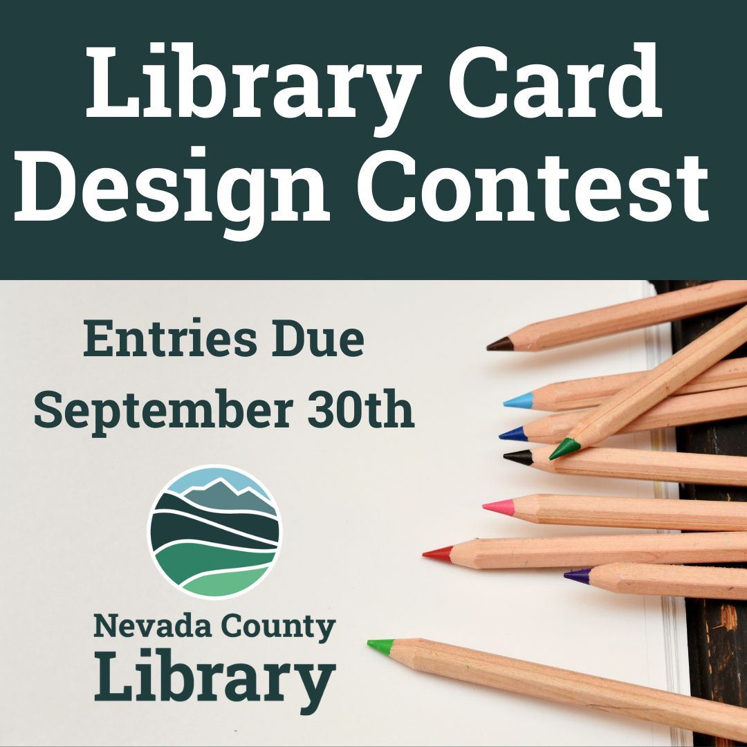 Library Card Design Contest Entries Due By Sept 30