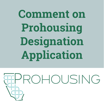 Comment on Prohousing Designation Application