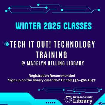 Winter Tech Classes 2025 Newsflash