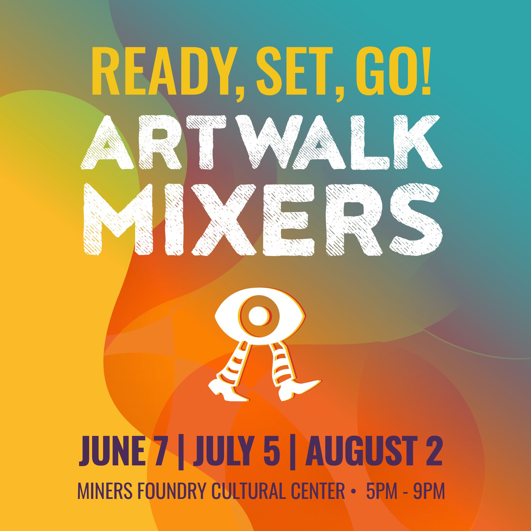 Nevada City First Friday Art Walk Mixer Graphic