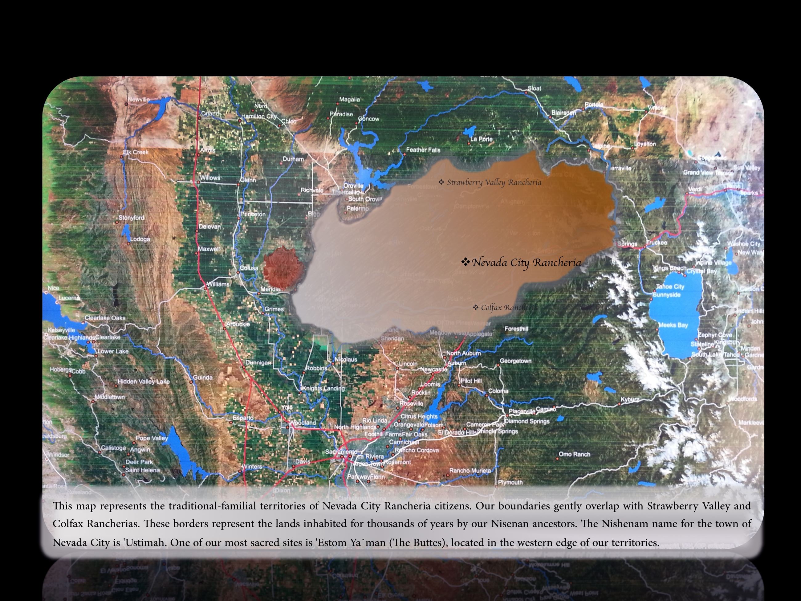 Nisenan Territory Map Nevada County