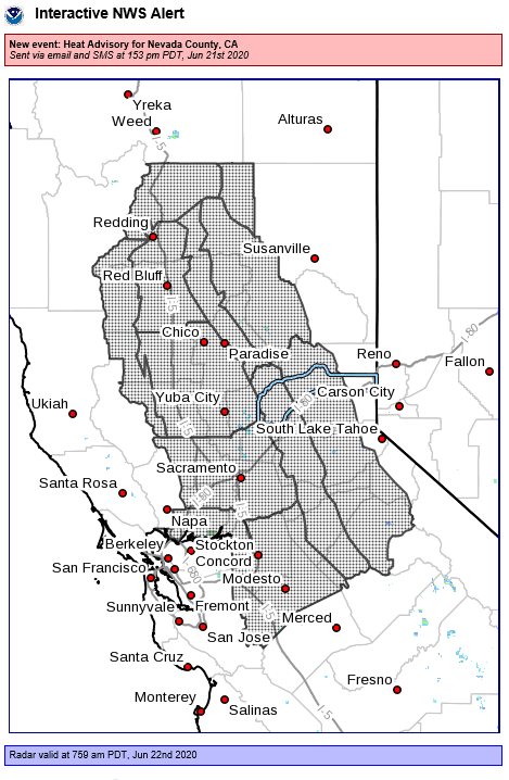 Excessive Heat Advisory