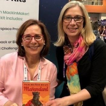 Bobbi with Pam Munoz Ryan