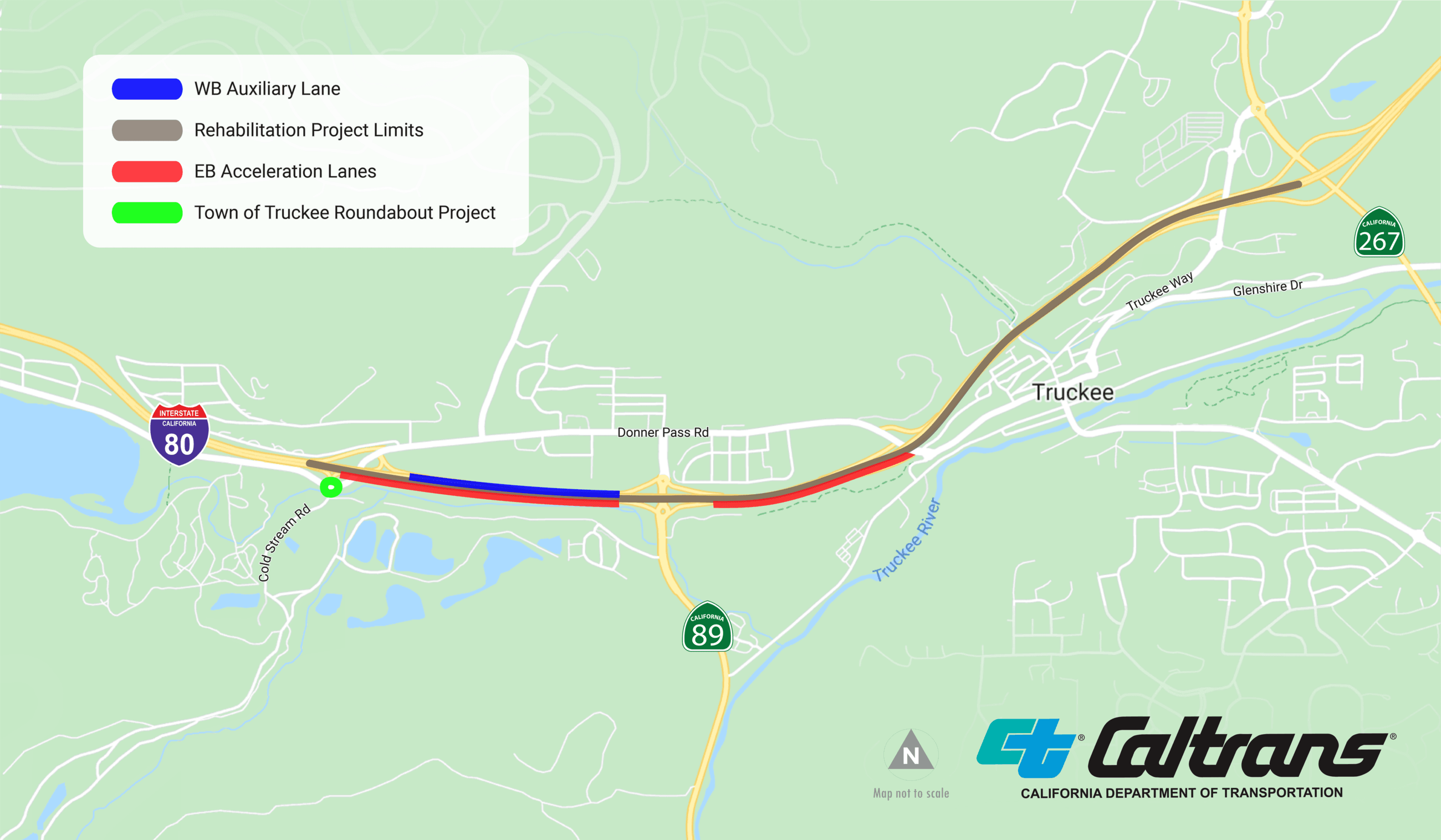 CalTrans Traffic Alert - Central Truckee Ramp Closure Extended for Construction Work