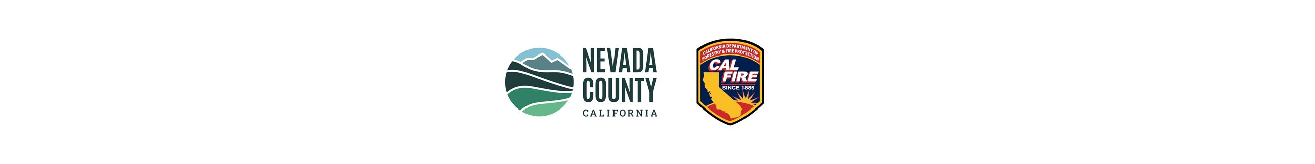 Nevada County, CAL FIRE Logos 