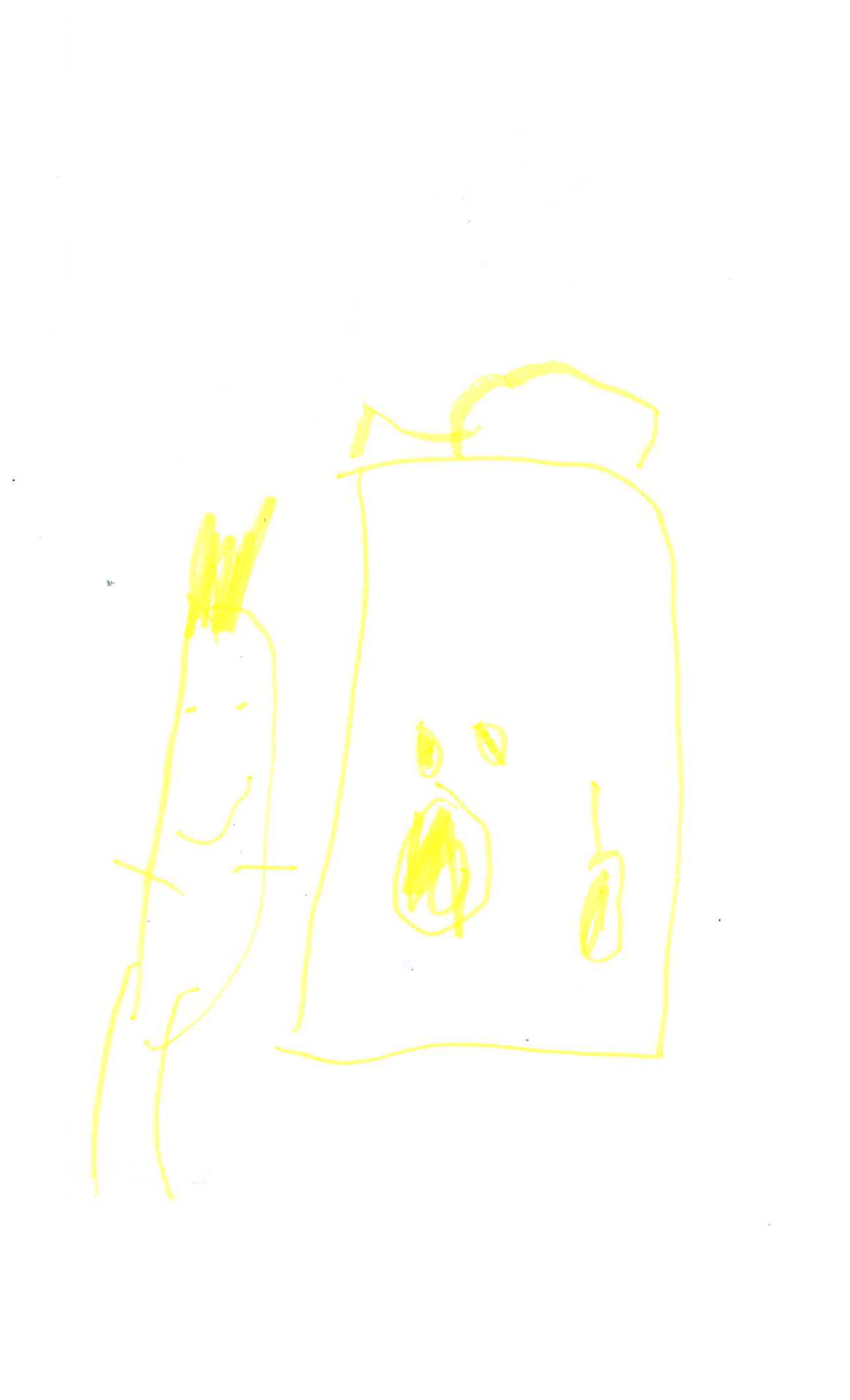 Yellow drawing