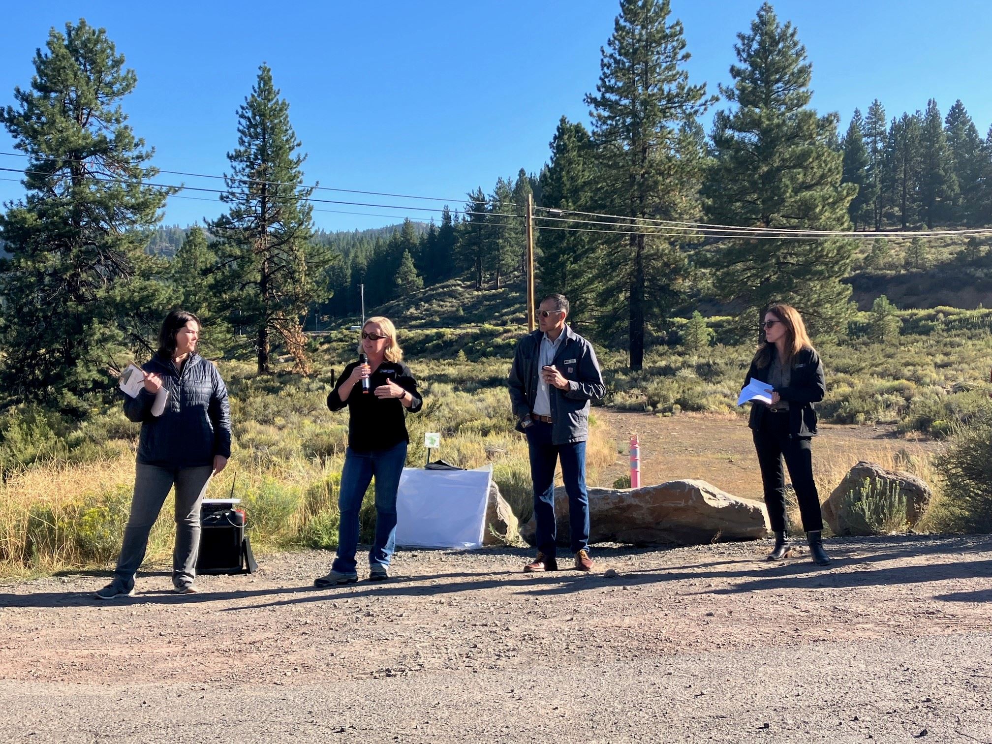 Hirschdale Community Meeting - Design Workshop and staff presenting Hirschdale Community Meeting - Design Workshop and staff presenting